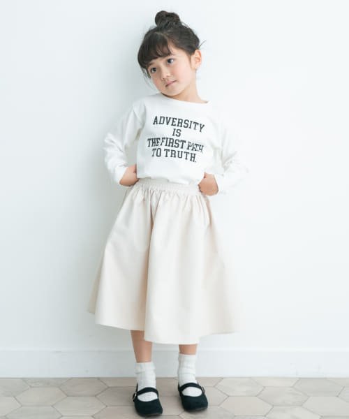 URBAN RESEARCH DOORS（Kids）(アーバンリサーチドアーズ（キッズ）)/『親子リンク』オーガニックコットンロゴロングTシャツ(KIDS)/img08