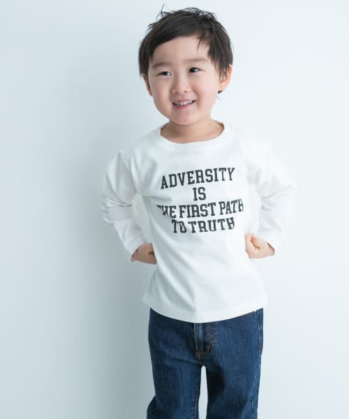 URBAN RESEARCH DOORS（Kids）(アーバンリサーチドアーズ（キッズ）)/『親子リンク』オーガニックコットンロゴロングTシャツ(KIDS)/img09