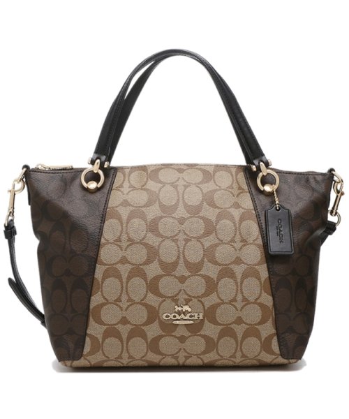 COACH(コーチ)/コーチ アウトレット ハンドバッグ シグネチャー ショルダーバッグ ベージュ ブラウン レディース COACH C6838 IMNOX/img05