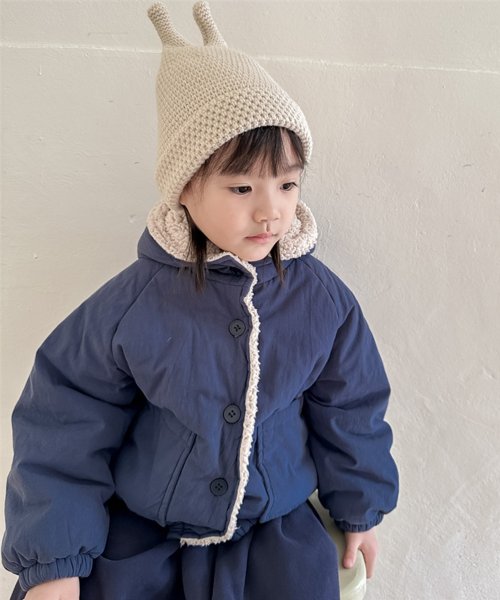 aimoha(aimoha（アイモハ）)/【aimoha－KIDS－】韓国子供服　暖かいボア裏地中綿ジャケット/img13