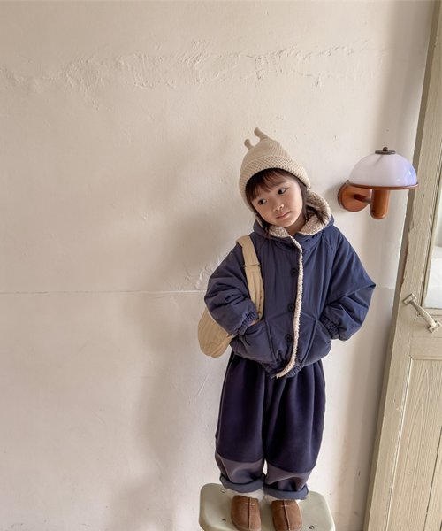 aimoha(aimoha（アイモハ）)/【aimoha－KIDS－】韓国子供服　暖かいボア裏地中綿ジャケット/img21
