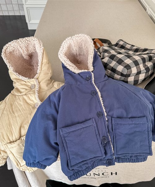 aimoha(aimoha（アイモハ）)/【aimoha－KIDS－】韓国子供服　暖かいボア裏地中綿ジャケット/img29