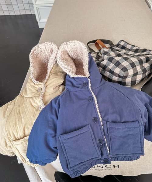 aimoha(aimoha（アイモハ）)/【aimoha－KIDS－】韓国子供服　暖かいボア裏地中綿ジャケット/img30