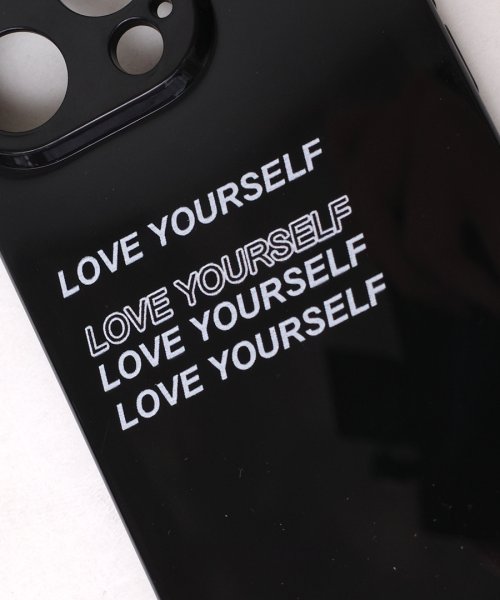 shopnikoniko(ショップにこにこ)/LOVE YOURSELF スマホケース ma 【即納】 アイフォン スマホ カバー ケース iPhoneケース iPhone13 iPhone14 TPU ソ/img08