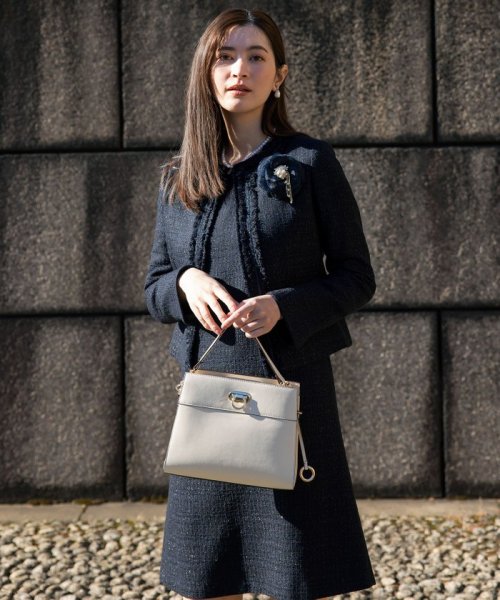 セットアップ対応】ラメループモール ツイード ジャケット(505209223  