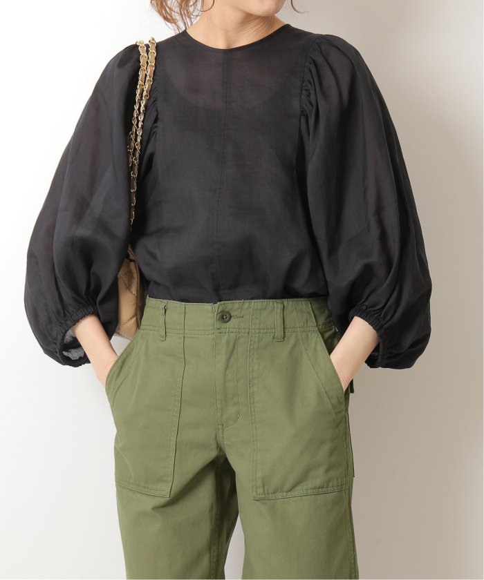 ボリュームスリーブラミーブラウス(505210582) | スピック＆スパン