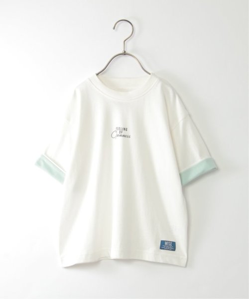 ikka kids(イッカ　キッズ)/USAコットン 袖裏配色Tシャツ（120〜160cm）/img06