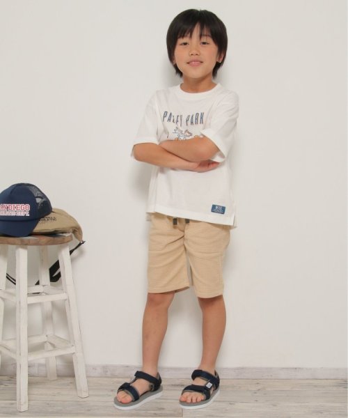 ikka kids(イッカ　キッズ)/USAコットン サーフテイストプリントTシャツ（120〜160cm）/img01