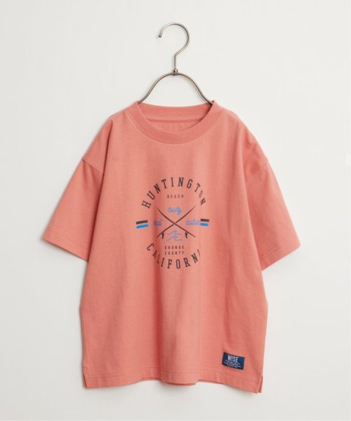 ikka kids(イッカ　キッズ)/USAコットン サーフテイストプリントTシャツ（120〜160cm）/img02