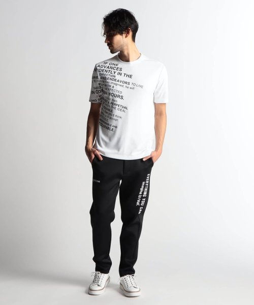 NICOLE CLUB FOR MEN(ニコルクラブフォーメン)/【23年モデル WEB限定再販売】<br>ロゴプリント半袖Tシャツ/img02