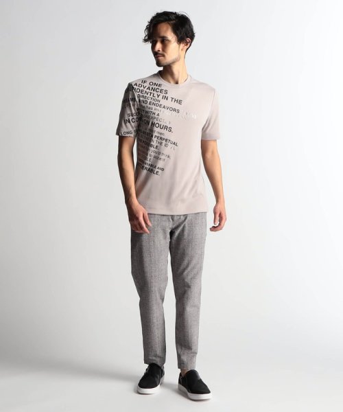 NICOLE CLUB FOR MEN(ニコルクラブフォーメン)/【23年モデル WEB限定再販売】<br>ロゴプリント半袖Tシャツ/img03