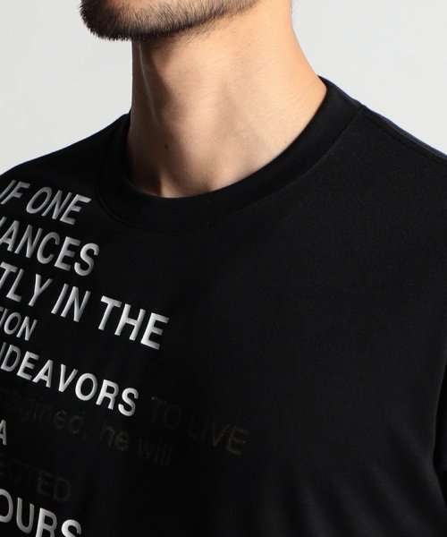 NICOLE CLUB FOR MEN(ニコルクラブフォーメン)/【23年モデル WEB限定再販売】<br>ロゴプリント半袖Tシャツ/img07