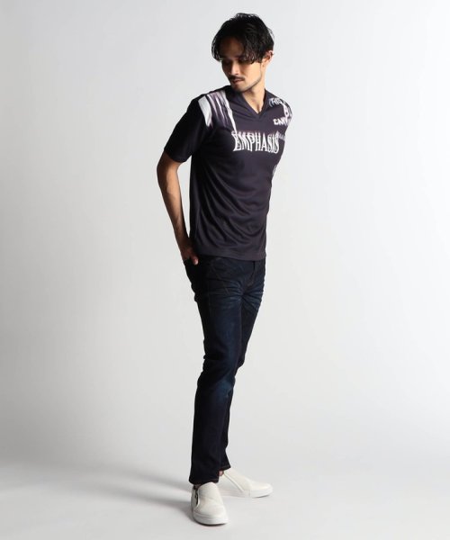 NICOLE CLUB FOR MEN(ニコルクラブフォーメン)/グラデーションロゴ半袖Tシャツ/img04