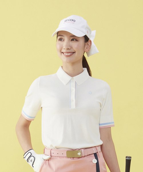 le coq sportif GOLF (ルコックスポルティフ（ゴルフ）)/半袖セーター (手洗い可)/img01