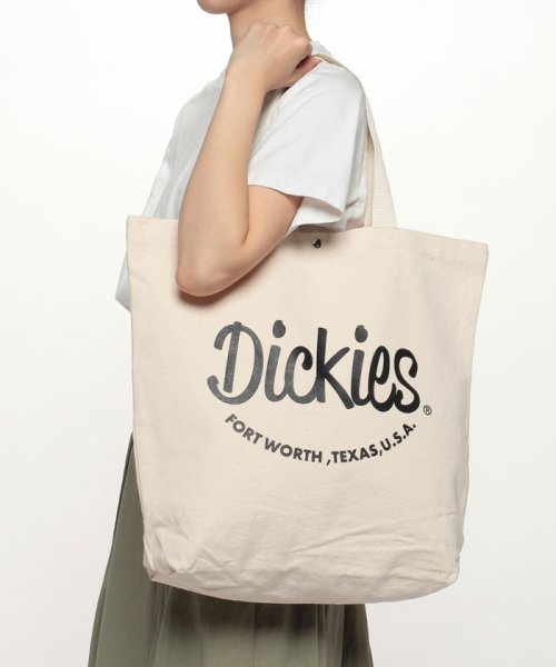 Dickies(Dickies)/Dickies POP ARCH LOGO CANVAS TOTE BAG/img15