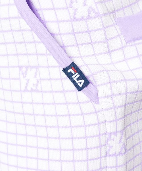 FILA GOLF(フィラゴルフ（レディース）)/【ゴルフ】軽量ニット チェック柄 裾フレアスカート レディース/img37