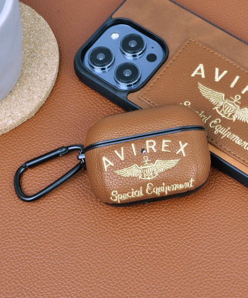 AVIREX(AVIREX)/AirPodsPro ケース 第2世代 第1世代 ブランド AVIREX アヴィレックス 刺繍ロゴ airpodspro2 air pods pro ケース/img02