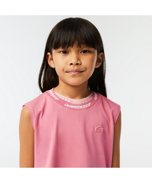 LACOSTE KIDS(ラコステ　キッズ)/GIRLS レイヤードネックノースリーブカットソー/img01