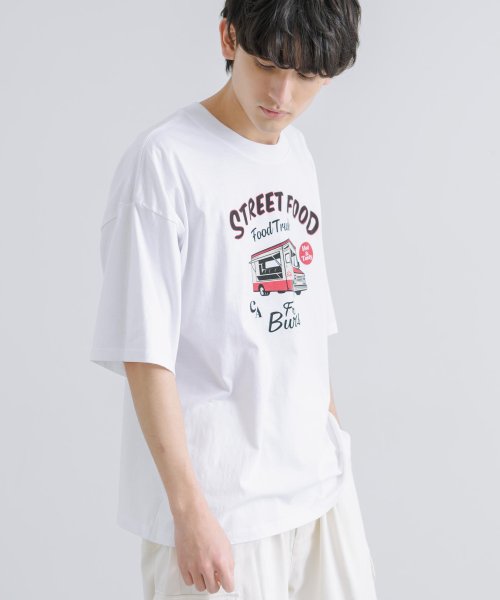 Rocky Monroe(ロッキーモンロー)/Tシャツ 半袖 カットソー メンズ レディース プリント ビッグシルエット オーバーサイズ ゆったり ルーズ ワイド クルーネック アメカジ カジュアル ストリ/img07