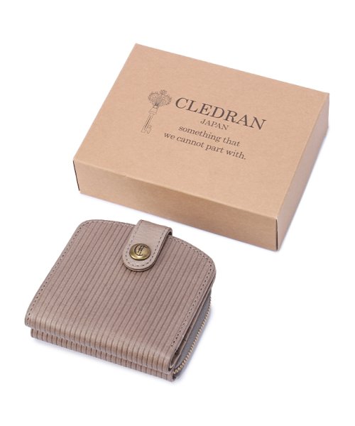 CLEDRAN(クレドラン)/クレドラン 財布 二つ折り財布 ミニ財布 レディース ブランド 本革 日本製 レザー コンパクト 小さめ 使いやすい CLEDRAN レイ CL3209/img14