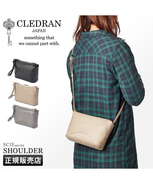 CLEDRAN(クレドラン)/クレドラン ショルダーバッグ レディース ブランド 肩掛け 斜めがけ 小さめ 軽量 日本製 本革 レザー ミニ CLEDRAN サイエ CL3359/img01