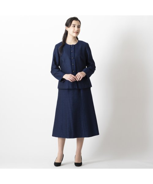 米沢織　ファンシーカラミ　フレアースカート[セットアップ可] セットアップ可