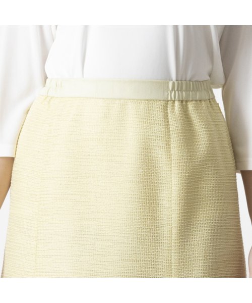 米沢織　ファンシーカラミ　フレアースカート[セットアップ可] セットアップ可