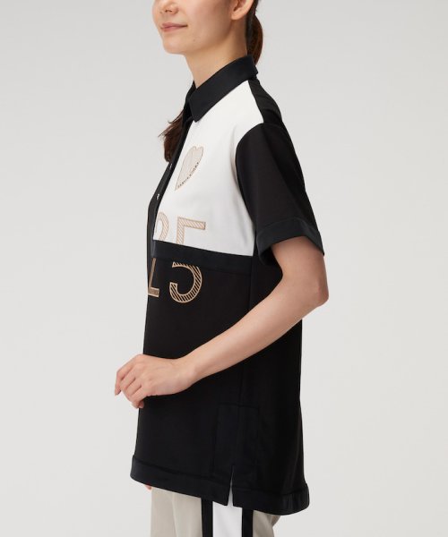 LANVIN SPORT(ランバン スポール)/【25周年】ハートモチーフチュニック丈半袖シャツ【UV】【アウトレット】/img04