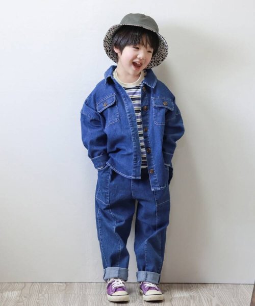 SHOO・LA・RUE(Kids) (シューラルーキッズ)/【110－140cm】軽量デニム切り替えパンツ/img15