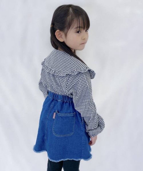 SHOO・LA・RUE(Kids) (シューラルーキッズ)/【110－140cm】軽量デニム台形スカート/img08