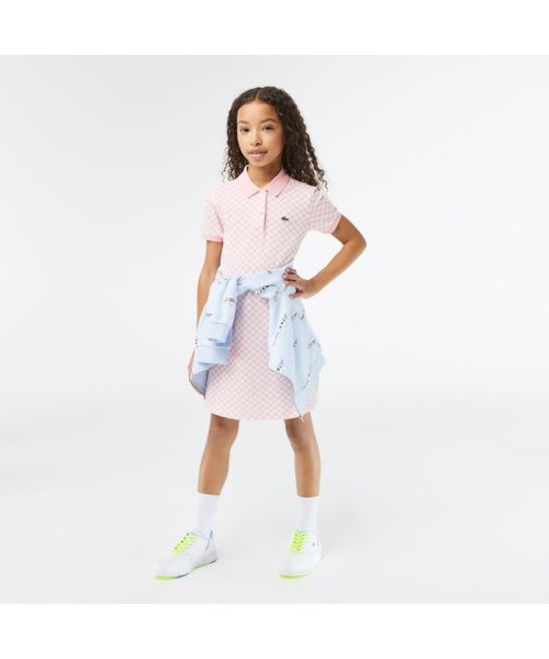 LACOSTE KIDS(ラコステ　キッズ)/GIRLS チェッカープリントポロドレス/img06