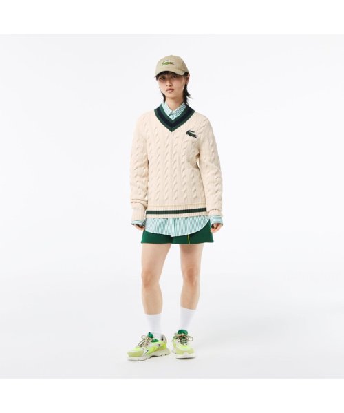 LACOSTE Mens(ラコステ　メンズ)/オーガニックコットンチルデンセーター/img06