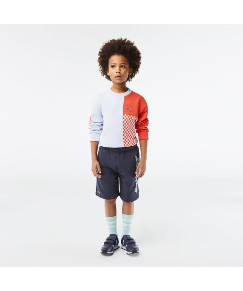 LACOSTE KIDS(ラコステ　キッズ)/BOYS グラフィカルブランドネームロゴスウェットショーツ/img08