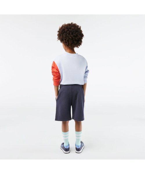 LACOSTE KIDS(ラコステ　キッズ)/BOYS グラフィカルブランドネームロゴスウェットショーツ/img09