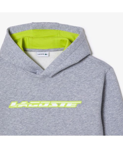 LACOSTE KIDS(ラコステ　キッズ)/BOYS グラフィカルブランドネームロゴプルオーバーフーディー/img05