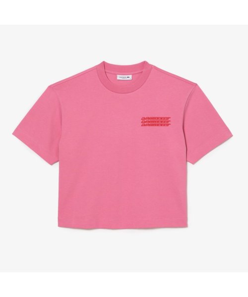 LACOSTE(ラコステ)/グラフィカルロゴオーバーサイズクルーネックTシャツ/img09