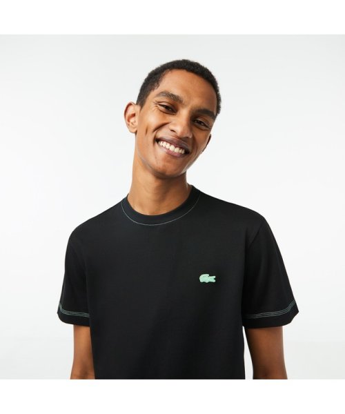 LACOSTE Mens(ラコステ　メンズ)/ネオンカラーステッチワンポイントロゴTシャツ/img02