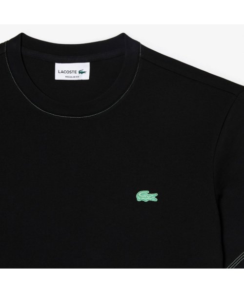 LACOSTE Mens(ラコステ　メンズ)/ネオンカラーステッチワンポイントロゴTシャツ/img05