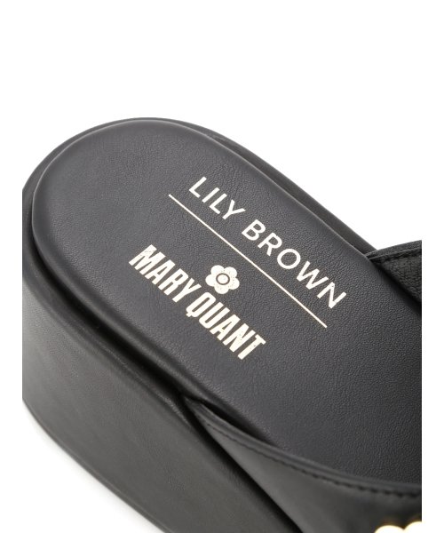 【LILY BROWN×MARY QUANT】デイジーモチーフトングサンダル QUANT MARY LILY 自由に 予めご了承ください