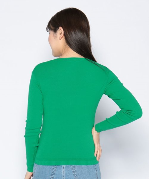 BENETTON (women)(ベネトン（レディース）)/コットンVネックニット・セーター/img12