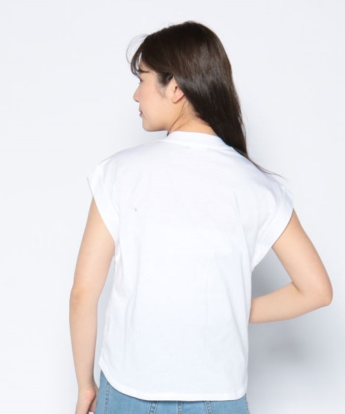 BENETTON (women)(ベネトン（レディース）)/VネックフレンチスリーブTシャツ・カットソー/img05