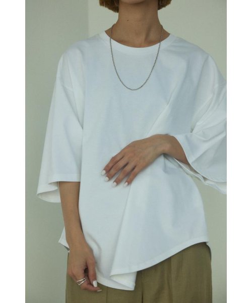 BLACK BY MOUSSY(ブラックバイマウジー)/wide sleeve t－shirt/img01