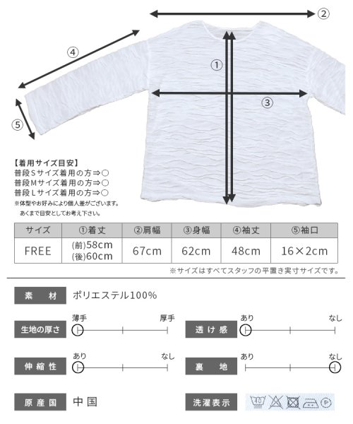 reca(レカ)/ランダムタックシアープルオーバー(R22120－s)/img13