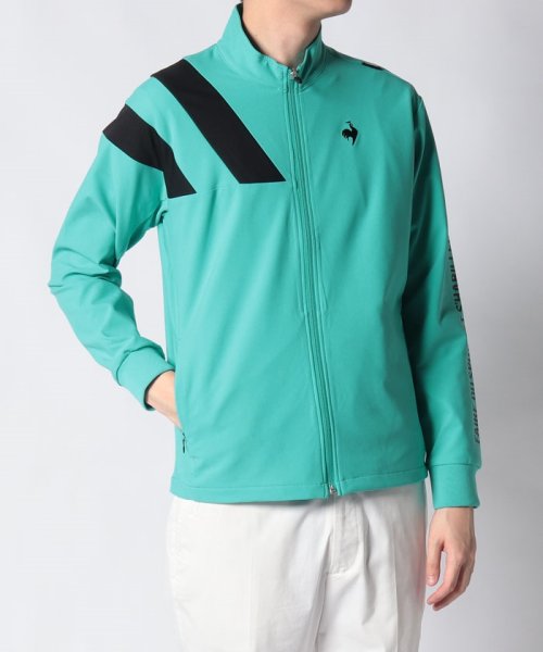 le coq sportif GOLF (ルコックスポルティフ（ゴルフ）)/【RIJOUME/リジューム】ニットライクブルゾン (ストレッチ/DESCENTE ECO/再生材料使用型)/img11