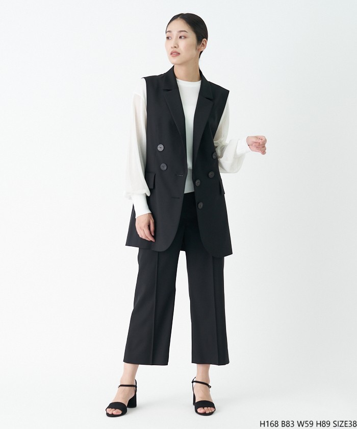 ロング丈ベスト