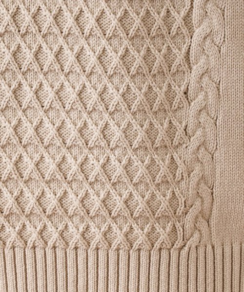 Vネックニットベスト 