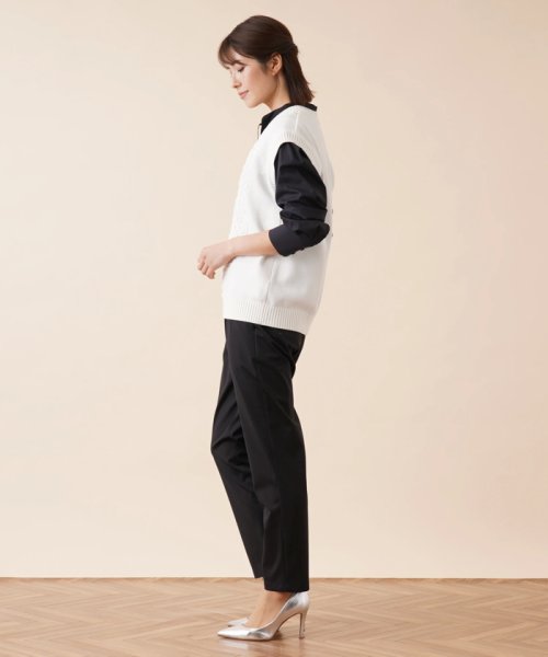 Vネックニットベスト 