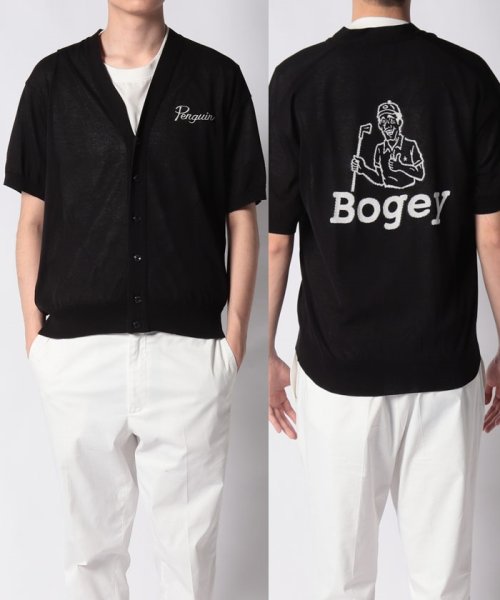 Penguin by Munsingwear(ペンギン　バイ　マンシングウェア)/HIGH GAUGE”BOGEY MAN” SHORT SLEEVE CARDIGAN/ハイゲージ”ボギーマン”ショートスリーブカーディガン【【アウトレット】/img08