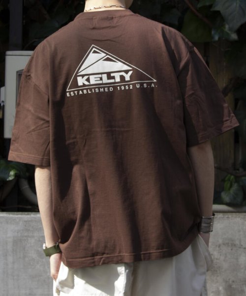 GLOSTER(GLOSTER)/【KELTY×GLOSTER】別注バックプリント ビッグシルエットTシャツ ケルティ/img57