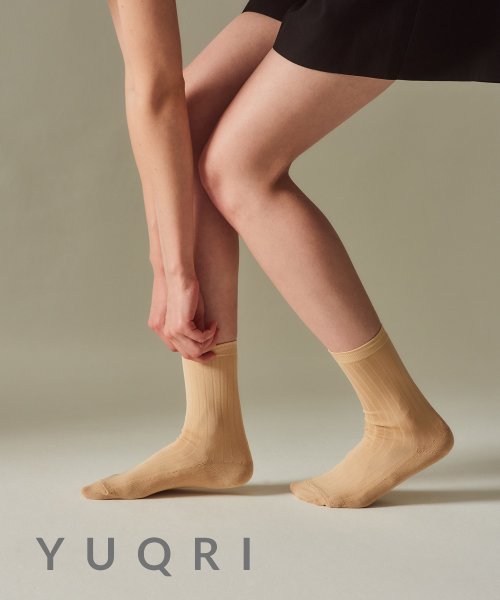 YUQRI(YUQRI)/【YUQRI / ユクリ】attach broad rib　抗菌防臭 消臭 制菌 靴下 ソックス ギフト プレゼント 贈り物/img48